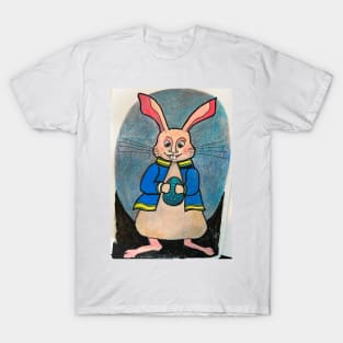 Bunny in Blue Jacket T-Shirt